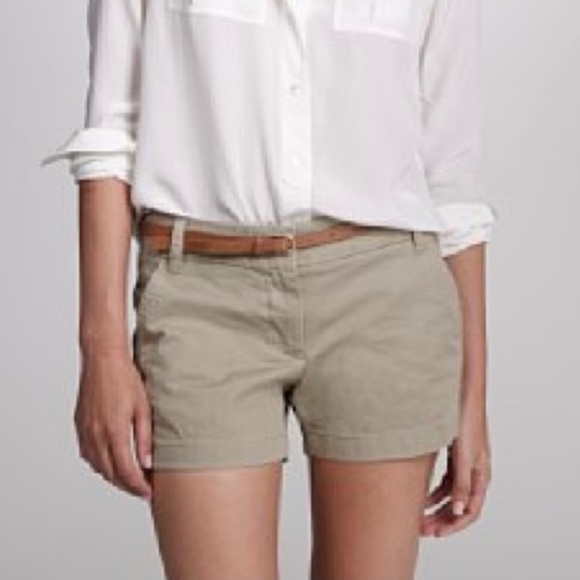 J. Crew Pants - J. Crew Khaki Buttery Twill City Fit Shorts